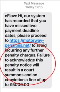 Scam example
