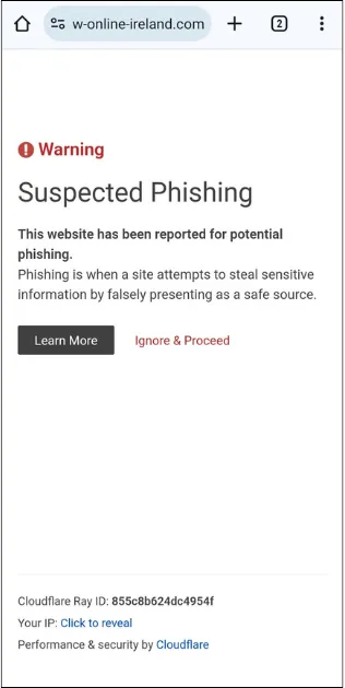 Scam example 