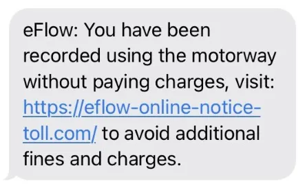 Scam example